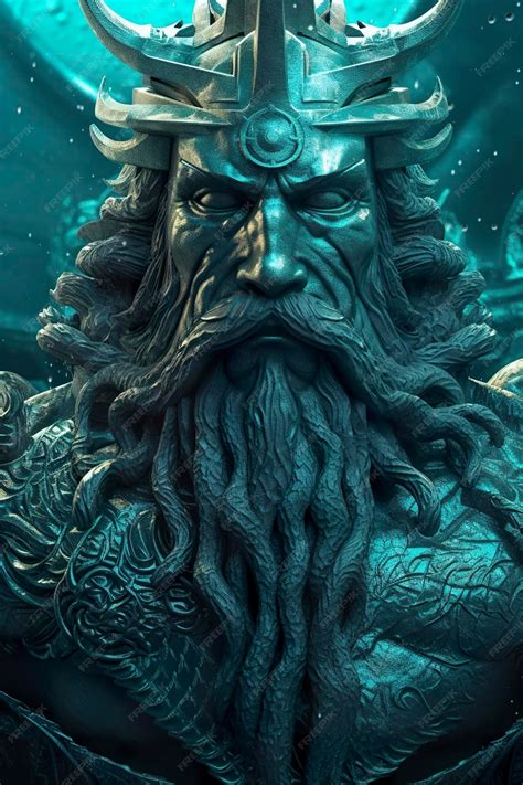 Premium AI Image | The gods of the sea Zeus god Necronomicon gods of ...