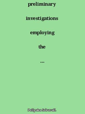 Holdings: preliminary investigations employing the venom of ...