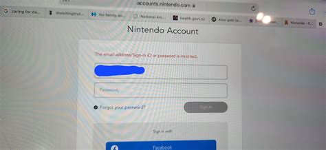 I'm trying get old wii u account on my switch, but the email is my ...