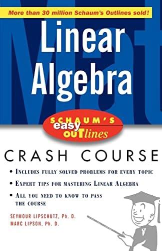 Buy Schaum's Easy Outlines Linear Algebra Book Online at Low Prices in ...