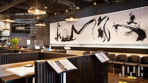 North York Japanese Restaurant Design - Kung Fu Sushi | JY Construction