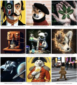 Diffusion Model Dalle 的图像结果