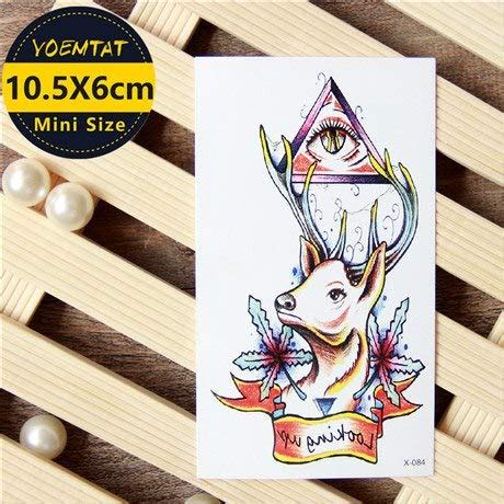 10.5 * 6Cm Waterproof Temporary Tattoos Stickers Peacock Feathers and ...