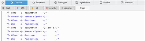 Image result for JavaScript Console.table