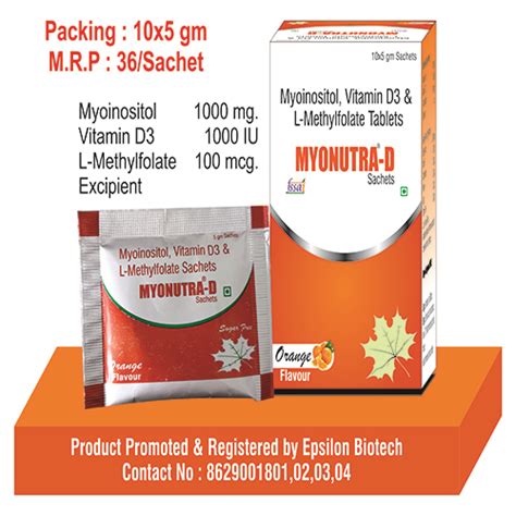 MYONUTRA-D Sachets Epsilon Biotech