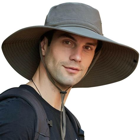 Adventure Wide Brim Sun Hat for Men and Women - Waterproof UPF50 ...