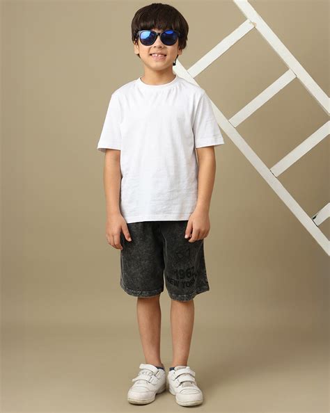 Spiderman Printed Regular Fit Denim Shorts For Boys – Kidsville