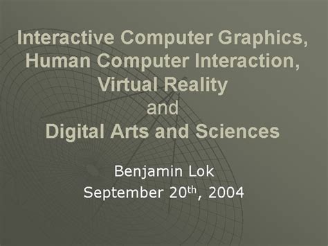 Computer Interactive Program 的图像结果