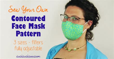 Image result for Adjustable Face Mask Pattern