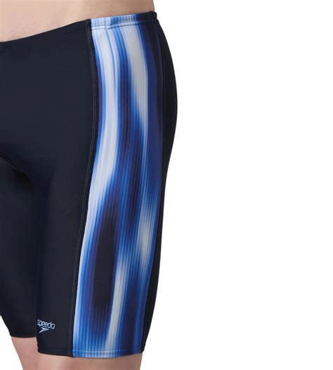 Buy Speedo Men's Endurance10 Tech Panel Print Jammer - True Navy ...