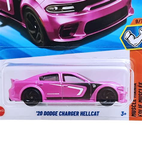 Hot Wheels '20 Dodge Charger Hellcat | Muscle Mania 240/250 | 1:64 – 1 ...