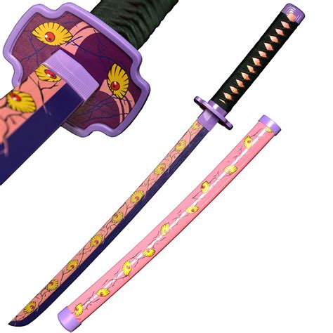 kljhld Wooden Anime Samurai Sword Cosplay, Demon Slayer Sword ...