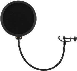 KH Pop Filter for Microphones Dual Layered 360 flexible pop filter ...