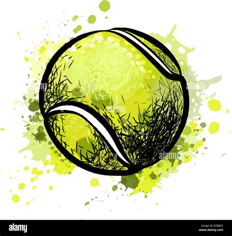 Tennis Balls Sketch at Deborah Guevara blog
