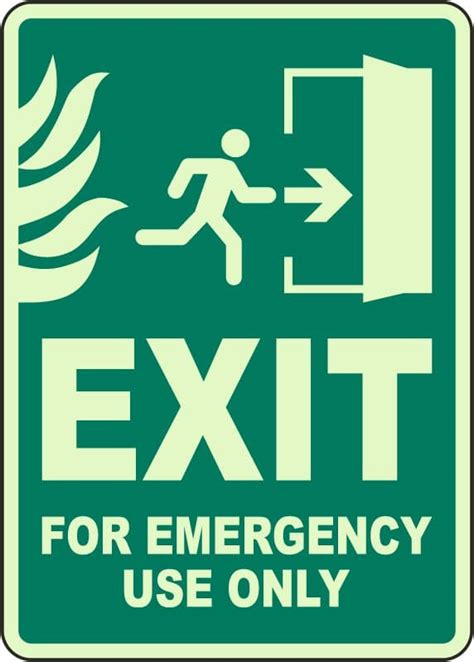 Image result for Cool Exit Sign
