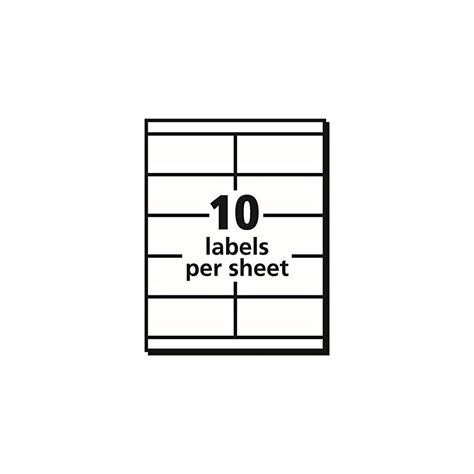 Buy Avery Printable Shipping Labels for Copiers, 2 x 4.25, White, 1,000 ...