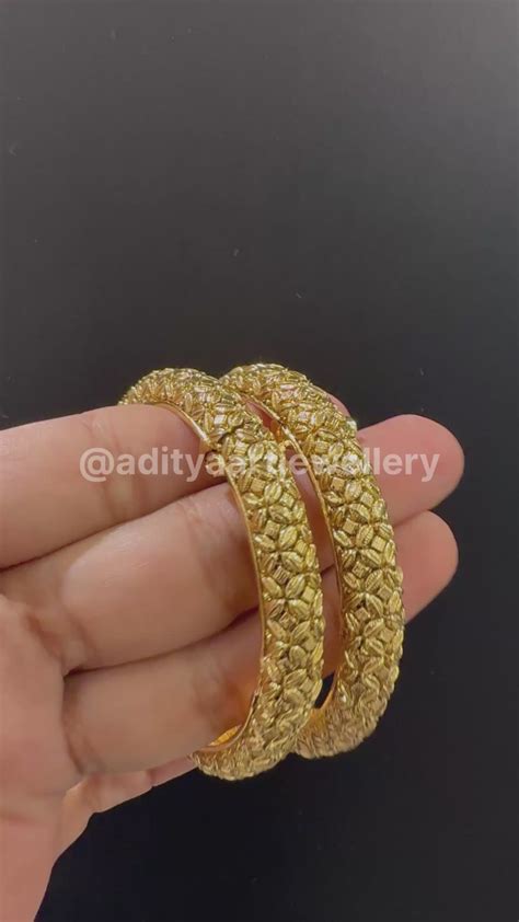 Antique Screw Openable Bangle – Aditya Art Jewellery