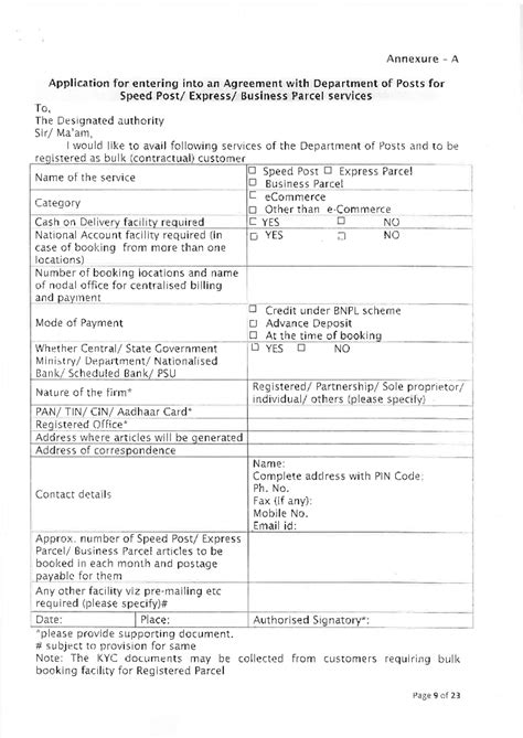 BNPL Application for Speed Business Parcel Services Agreement - Studocu