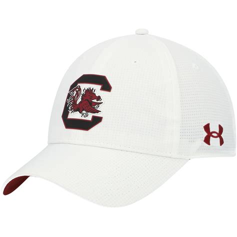 Men's Under Armour White South Carolina Gamecocks Airvent Performance ...