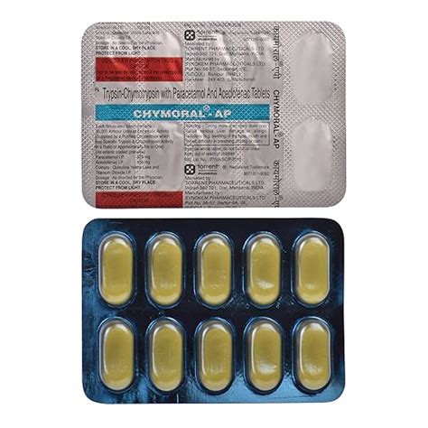 Chymoral- AP - Strip of 10 Tablets : Amazon.in: Health & Personal Care