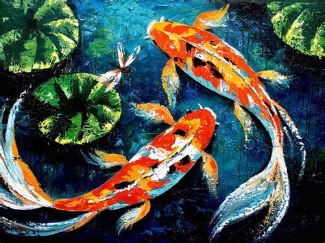 Large Koi Fish Wall Art at Layla Ortega blog