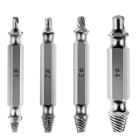 DITCAFOS Damaged Screw Extractor Set Easy Out Screw Remover Extractor ...