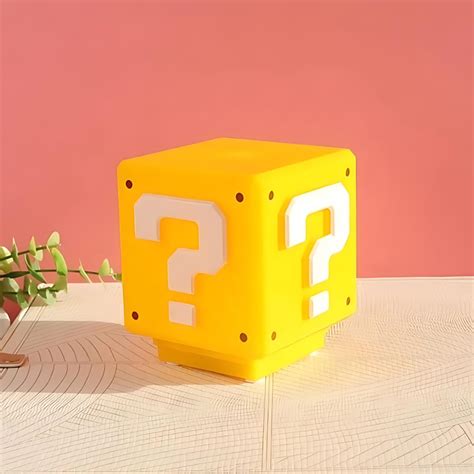 Buy Super Mario Question Brick LED Light with Sound Online from ...