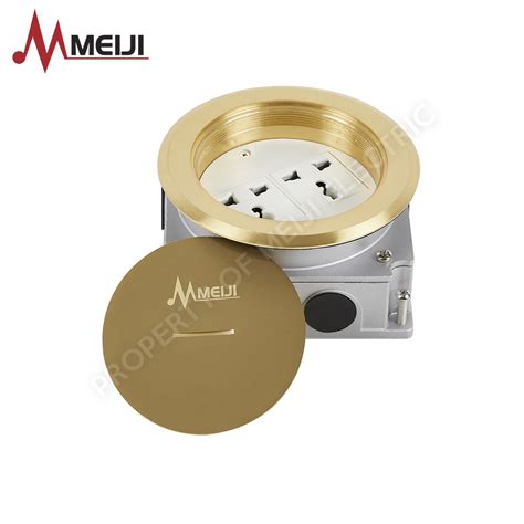 Meiji Floor Outlet 2x international Round Type MFO-1022 - Meiji Electric PH
