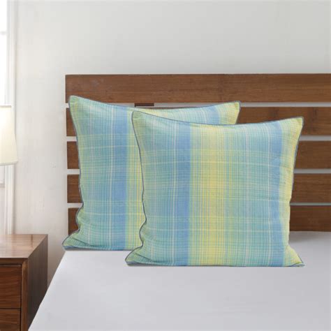 Buy MASPAR Modern Checked Pillow Covers - Set of 2 Pcs. 60 x 60 cm from ...