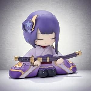 Trunkin Genshin Impact Raiden Shogun Beelzebul Cute Idol Action Figure ...