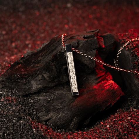 Ayatul Kursi Islamic Bar Block Necklace– peoplejewl