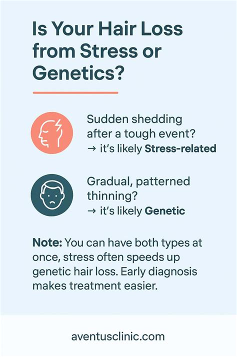 Stress and Hair Loss: Is Your Hair Loss Stress-Related or Genetic?