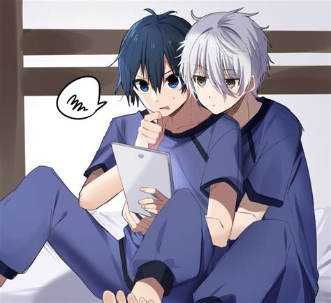 isagi yoichi and nagi seishirou (blue lock) drawn by omuretsu | Danbooru