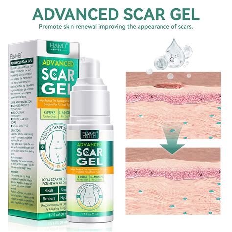 Buy Silicone Scar Gel - Advanced Scar Treatment, Soften and Flattens ...