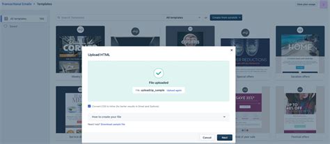 How to Upload a HTML Template to File Manager 的图像结果