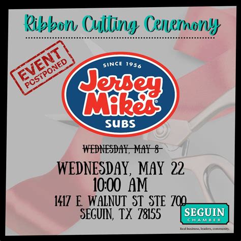 Ribbon-cutting Ceremony & Grand Opening | Jersey Mikes Subs, 1417 E ...