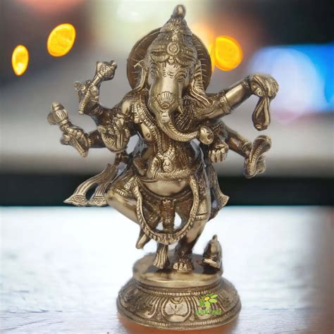 Elegant Ganesha Idol | Perfect for Pooja Room | Handcrafted – Ashopi