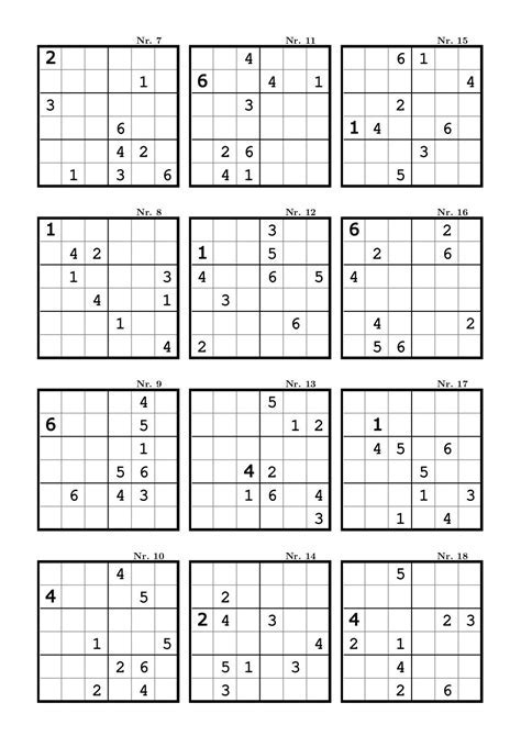 sudoku 6x6 para imprimir | online gaming rewards for real cash Android ...