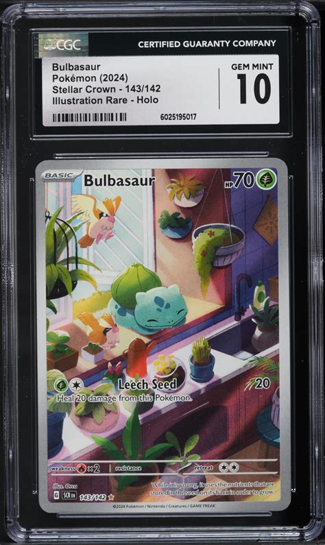 Bulbasaur 2024 Scarlet & Violet: Stellar Crown #143/142 Illustration ...