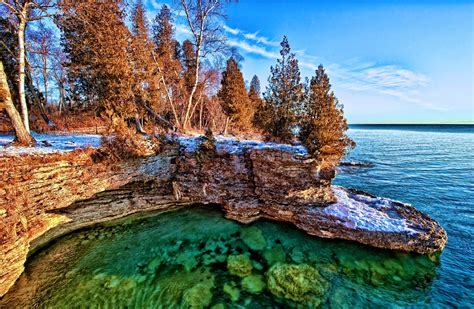 Sunrise Over Lake Michigan 2 by Elvis Kennedy - Desktop Wallpaper