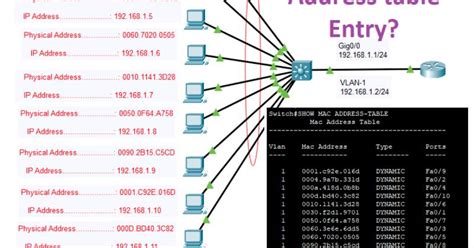 Image result for Mac Address Table Example