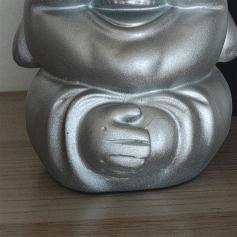 Buy Osha Mini Smiling Buddha Showpiece - Silver Online in India | Vaaree