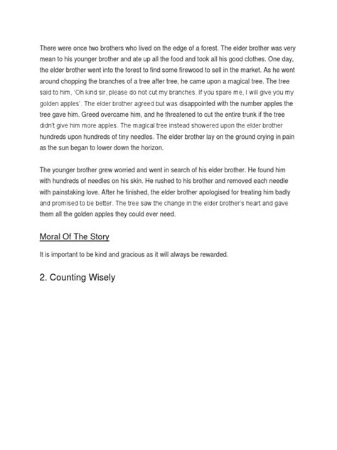 Image result for Lesson or Moral Example Picture