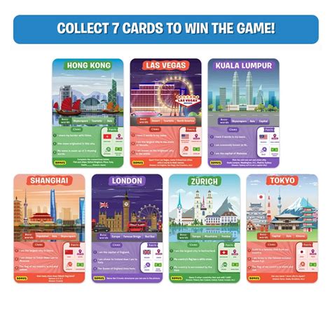 Guess in 10: Cities Around The World | Trivia card game (ages 8 ...
