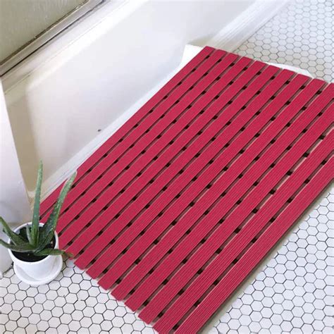 PVC Shower Mat | Anti Slip Non Slip Bath Mat - The Seven Colours