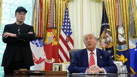 'Elon Musk gave incredible service': Trump gives Tesla CEO an Oval ...