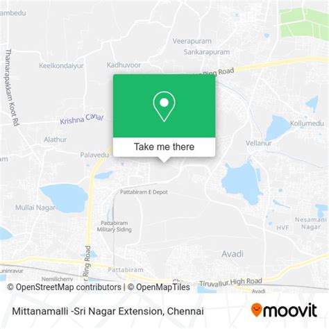 How to get to Mittanamalli -Sri Nagar Extension in Saidapet by bus or ...