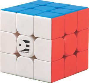 D ETERNAL Magic Speed Cube 3x3 High Speed Stickerless Brainstorming ...
