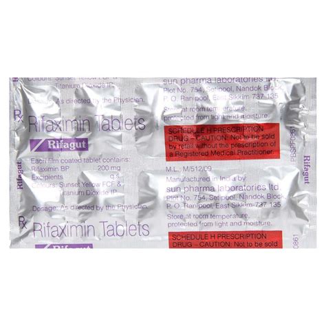 Rifagut Tablet | Uses, Side Effects, Price | Apollo Pharmacy