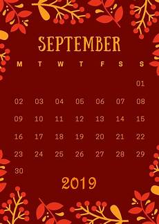 Fall Backgrounds 2019 by September 2019 Iphone Wallpaper Calendar Calendar Fall Backgrounds 2019